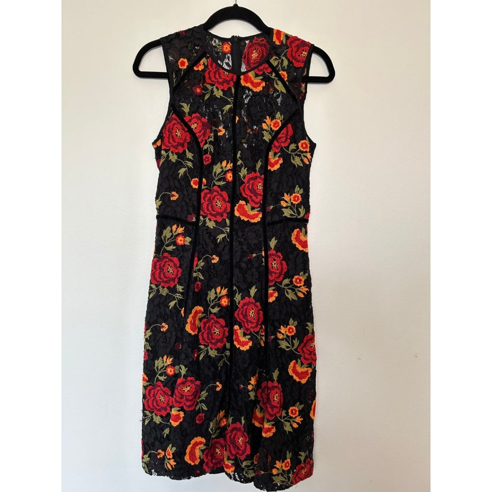 Laundry By Shelli Segal Rose Lace Dress